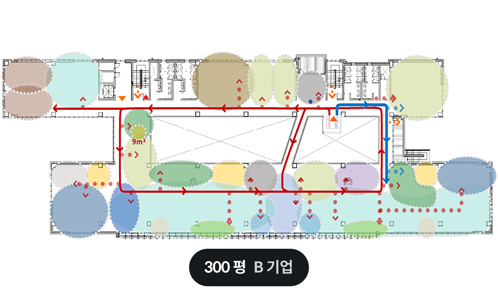 300평 B기업 도면 이미지